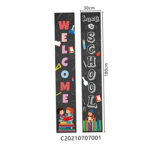 TEMPNAP Schulbanner Willkommen Zurück Polyester Wetterfest Langlebig Wiederverwendbar für Klassenzimmer Tür Fenster Dekoration Einschulung Party Teiliges TEMPNAP Schulbanner Willkommen Zurück Polyester Wetterfest Langlebig Wiederverwendbar für Klassenzimmer Tür Fenster Dekoration Einschulung Party Teiliges von TEMPNAP