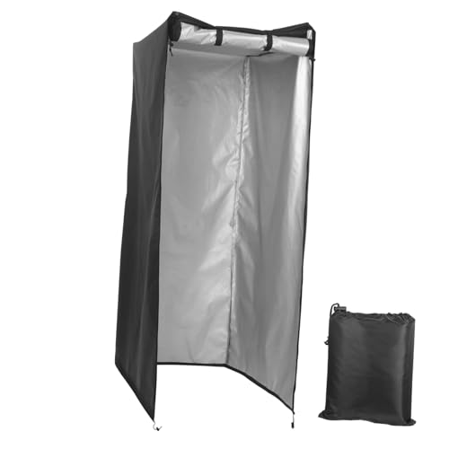 TEMPNAP Schwarze Oxford Stoff Backblech Regal Abdeckung Faltbarer Schutz für Brotbäckerei Umfassender und Schmutzschutz Platzsparend für Backblech und Brötchenregale von TEMPNAP