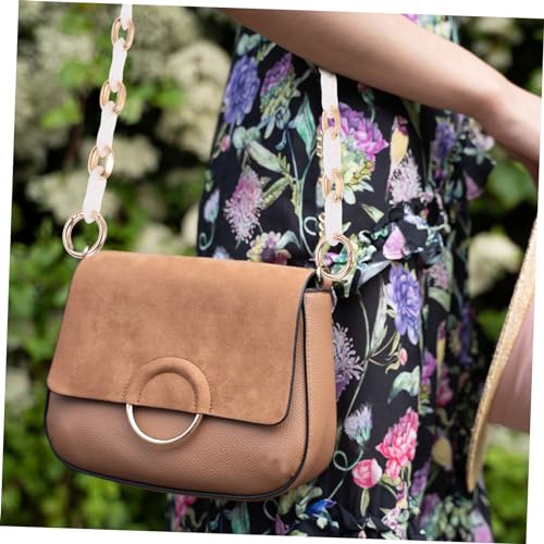 TEMPNAP Verstellbare Abnehmbare Handtaschenkette mit Doppelkarabiner Schulterkette für Unterarmtasche Ersatzkette DIY Zubehör für Handtaschen und Clutches von TEMPNAP