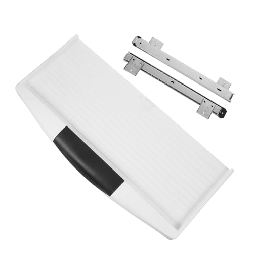 TEMPNAP Verstellbare Tastaturablage mit Schubladenmechanismus Robuste Schreibtischverlängerung für Ergonomisches Arbeiten im Büro und Zuhause Integriertem Stifthalter und Elegantem Design von TEMPNAP