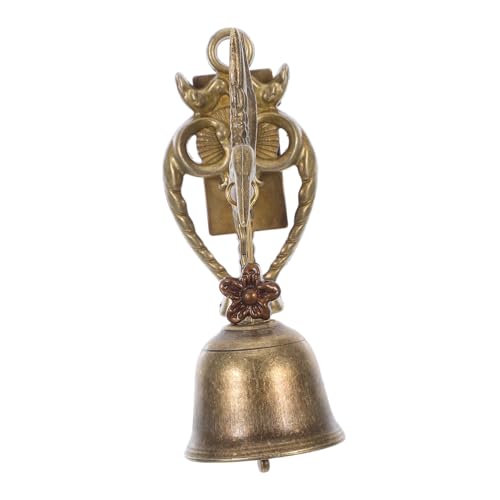 TEMPNAP Vintage Türglocke aus Kupfer Robuste Metall Windglocke mit Hummelform Wetterfestes Gartendeko Windspiel für Außenbereich Dekorative Hänge Dekoration mit Nostalgischem Flair von TEMPNAP