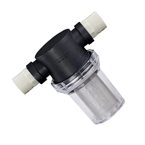 TEMPNAP Wasserfilter mit PVC Rohr und Mesh Sieb für Hochdruckreiniger und Gartenschläuche Langlebiger und Wiederverwendbarer Vorfilter für Sauberes Wasser im Garten Schwarz TEMPNAP Wasserfilter mit PVC Rohr und Mesh Sieb für Hochdruckreiniger und Gartenschläuche Langlebiger und Wiederverwendbarer Vorfilter für Sauberes Wasser im Garten Schwarz von TEMPNAP