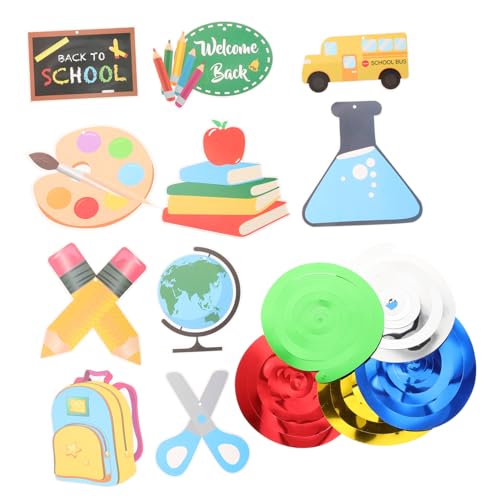 TEMPNAP Willkommens Banner Schulstart Dekoration Klassenzimmer Fenster Wand Party Spiralförmige Hängedeko Welcome Wiederverwendbar für Schulkind Einschulung TEMPNAP Willkommens Banner Schulstart Dekoration Klassenzimmer Fenster Wand Party Spiralförmige Hängedeko Welcome Wiederverwendbar für Schulkind Einschulung von TEMPNAP