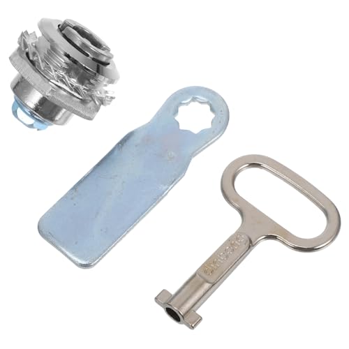 TEMPNAP Zinklegierung S Schrank Schloss Metall Sicherheitszylinder für Outdoor Verteilerschrank Feuerlöschkasten Vielseitig Rostfrei mit Schlüssel TEMPNAP Zinklegierung S Schrank Schloss Metall Sicherheitszylinder für Outdoor Verteilerschrank Feuerlöschkasten Vielseitig Rostfrei mit Schlüssel von TEMPNAP