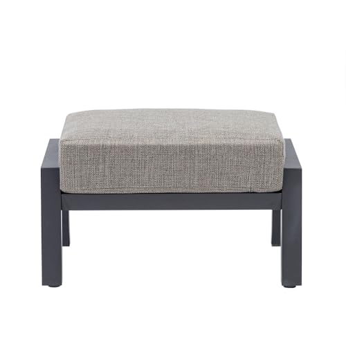 TEMPO STYLE Kea Plus Sitzgruppe (5-Sitzer) – Anthrazit (Kea Pouf) von TEMPO STYLE
