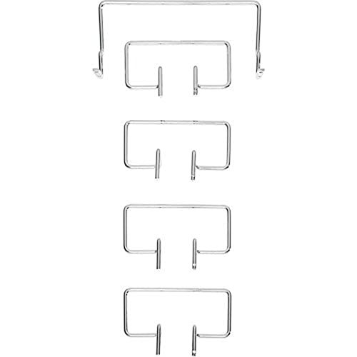 TEMPUR Matratzenhalter Satz C für freistehende Systemrahmen, Chrom, 5 Stück von TEMPUR