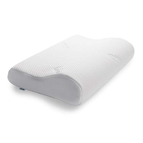 TEMPUR Original Schlafkissen Memory Foam, ergonomisches Nackenstützkissen für Seiten- und Rückenschläfer, Liegegefühl fest, L (50 x 31 x 11.5/8.5 cm) von TEMPUR