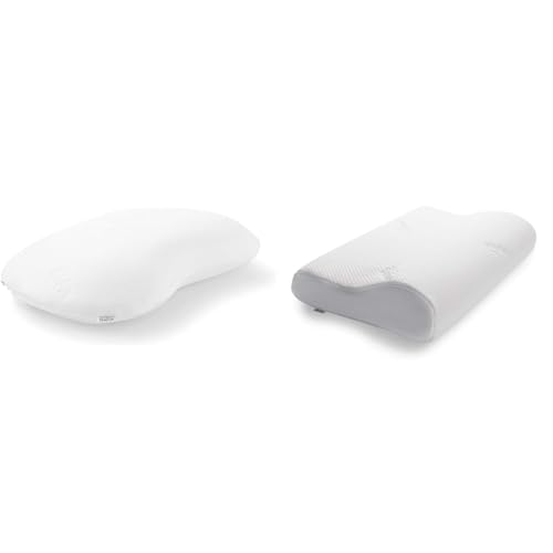 TEMPUR Sonata Kopfkissen Memory Foam & Original Schlafkissen Memory Foam, ergonomisches Nackenstützkissen für Seiten- und Rückenschläfer, Liegefühl fest, M (50 x 31 x 10/7 cm) von TEMPUR