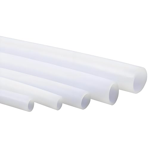 TEN-HIGH 2m PTFE-Schlauch,Transparenter Teflonschlauch（ 6 mm Innendurchmesse x 8 mm OD）Hitzebeständig Luftschlauch Teflon Tube Weit Verbreitet in Chemikalien, Ventilen Und 3D-Drucker von TEN-HIGH