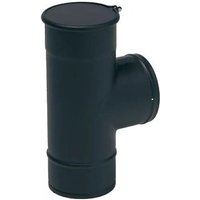 TEN - Winkel-T-Stück 346404 mit mattschwarzem Puffer D125mm von TEN