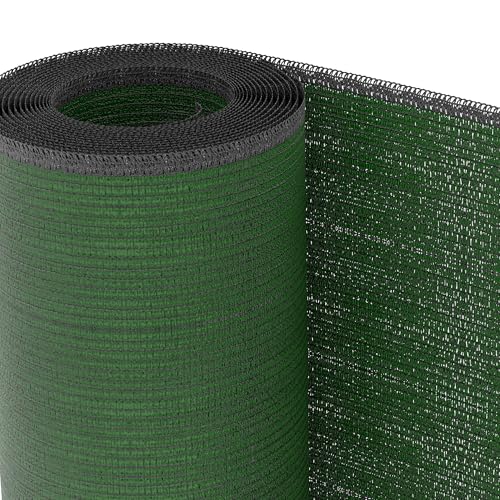 TENAX abschirmendes Gewebe Soleado 2,00x10 m Grün, Schattenspendender Sichtschutz zum Abschirmen von Balkonen, Terrassen, Umzänunungen und Toren von TENAX