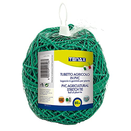 Tenax Gartengarn Grün 500 g Durchmesser 3 mm, aus PVC zum Binden von Pflanzen, Gemüse und Blumen, Länge 80 m Tenax Gartengarn Grün 500 g Durchmesser 3 mm, aus PVC zum Binden von Pflanzen, Gemüse und Blumen, Länge 80 m von TENAX