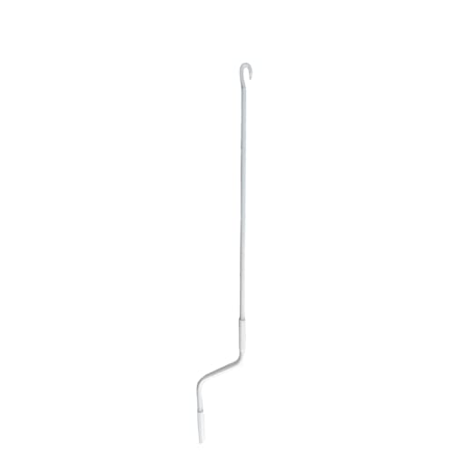 TENDAGGIMANIA Markisenkurbel Farbe WEISS - Größe 200 CM - Markisenkurbel mit Haken Universal aus lackiertem Eisen mit ergonomischem Griff aus PVC - Kurbelstange für Markise von TENDAGGIMANIA