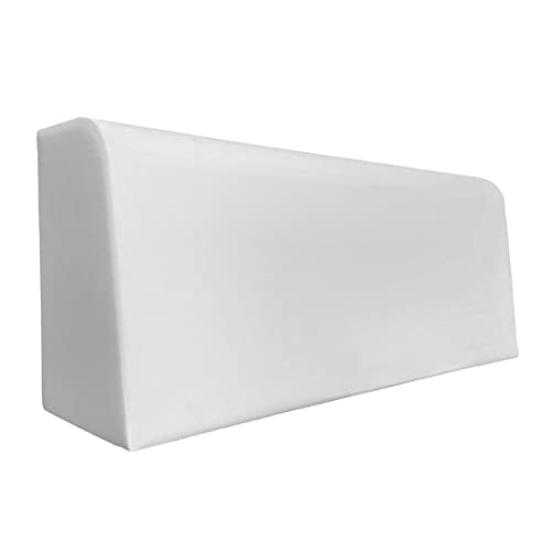 TENDAGGIMANIA Palettenkissen Outdoor Indoor Rückenkissen für Sofa und Bett - Sitzkissen Schaumstoff aus Polyurethan Hohe Dichte Weiß - nach Maß bis zu 200 cm von TENDAGGIMANIA