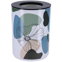 Tendance - Bedruckter pp abfalleimer mit deckel 5l - flowers Tendance - Bedruckter pp abfalleimer mit deckel 5l - flowers von TENDANCE
