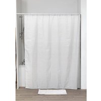 Tendance - Duschvorhang aus polyester 180x200cm 12 ringe pp - weiss von TENDANCE