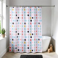 Tendance - Duschvorhang peva 180x180 cm 12 ringe weiss - leon Tendance - Duschvorhang peva 180x180 cm 12 ringe weiss - leon von TENDANCE