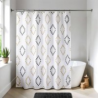 Duschvorhang peva 180x180cm 12 ringe weiss - lima Tendance von TENDANCE