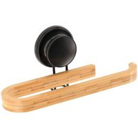 Handtuchhalter bambus auf saugnapf - schwarz bambus - Tendance von TENDANCE