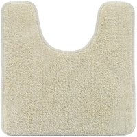 Mikrofaser-wc-konturmatte 45x50 cm latexunterseite - natur - Tendance von TENDANCE