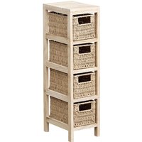 Möbel mdf natur 4 körbe papiergeflecht - natur - Tendance Möbel mdf natur 4 körbe papiergeflecht - natur - Tendance von TENDANCE