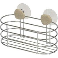 Tendance - Ovaler korb aus metall auf 2 saugnäpfen 2 deko - kieselstein von TENDANCE