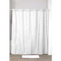 Polyester-duschvorhang mit integrierten ösen 180x200cm - weiss Tendance Polyester-duschvorhang mit integrierten ösen 180x200cm - weiss Tendance von TENDANCE