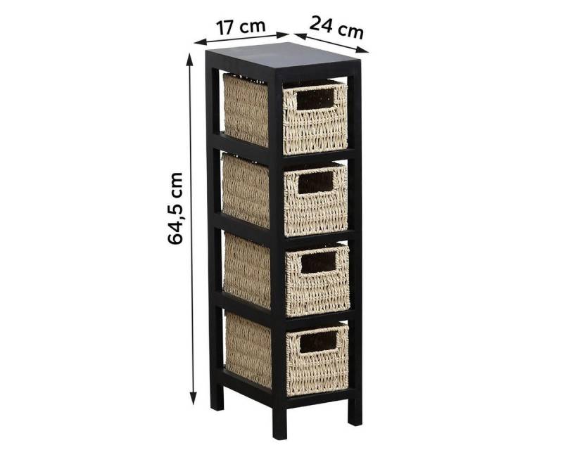 TENDANCE Badkommode Regal Korbregal Korbkommode Badregal Holz Landhaus Kommode TENDANCE Badkommode Regal Korbregal Korbkommode Badregal Holz Landhaus Kommode von TENDANCE