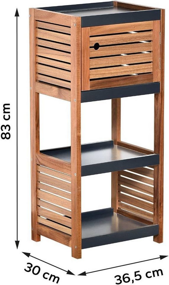 TENDANCE Badmöbel-Set Badschrank Akazie Vorratsschrank Mehrzweckschrank Aufbewahrungsschrank TENDANCE Badmöbel-Set Badschrank Akazie Vorratsschrank Mehrzweckschrank Aufbewahrungsschrank von TENDANCE