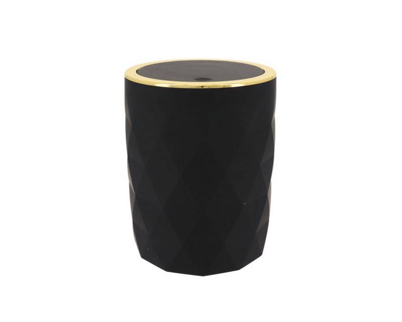 TENDANCE Kosmetikeimer Abfallsammler, Papierkorb,Badezimmereimer 6 Liter Goldserie von TENDANCE