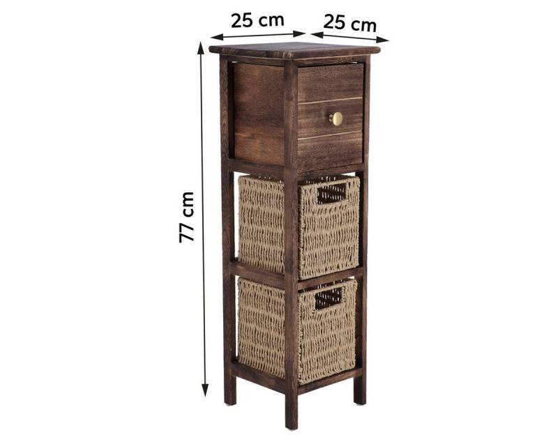 TENDANCE Nachtkommode Badregal Bad Regal Nachttisch Badezimmerschrank Badschrank rustikal TENDANCE Nachtkommode Badregal Bad Regal Nachttisch Badezimmerschrank Badschrank rustikal von TENDANCE