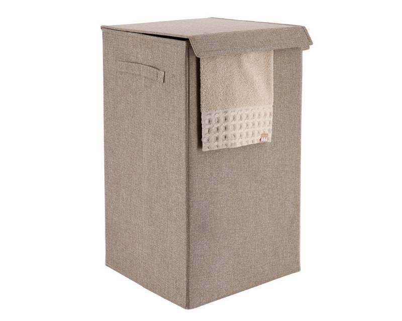 TENDANCE Wäschebox Faltbarer Wäschekorb aus Polyestergewebe MDF Wäschesammler von TENDANCE