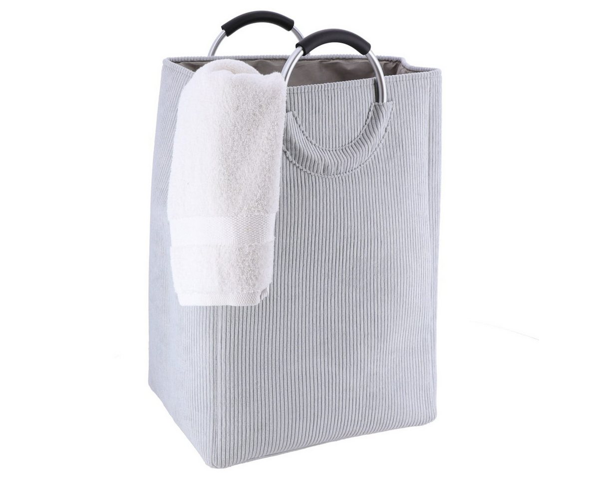 TENDANCE Wäschekorb CORD WÄSCHESACK WÄSCHETONNE WÄSCHEBEHÄLTER WÄSCHESAMMLER von TENDANCE
