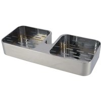 Tendance - Abs-regal anpassbar nach durchmesser duschsäule - chrom von TENDANCE