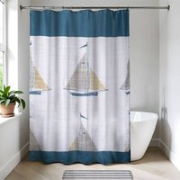 Tendance - Duschvorhang aus polyester 180x200 cm - manureva boot von TENDANCE