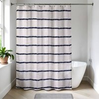 Tendance - Duschvorhang aus polyester 180x200 cm - manureva strie Tendance - Duschvorhang aus polyester 180x200 cm - manureva strie von TENDANCE