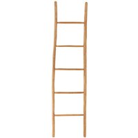 Tendance - Handtuchleiter aus teakholz mit 5 sprossen - natur dunkel Tendance - Handtuchleiter aus teakholz mit 5 sprossen - natur dunkel von TENDANCE