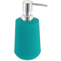 Seifenspender gestreift abs + rubber 270 ml - grün blau Tendance blau von TENDANCE