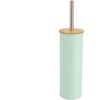 Tendance - Toilettenbürste aus metall mit bambusdeckel - pastellgrün grün von TENDANCE