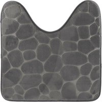 Tendance - Wc-konturmatte mit formgedächtnis aus mikrofaser kiesel 45x50 cm - dunkelgrau Tendance - Wc-konturmatte mit formgedächtnis aus mikrofaser kiesel 45x50 cm - dunkelgrau von TENDANCE