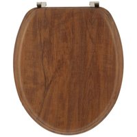 Wc-sitz aus formholz 18 zoll edelstahl-befestigungen - rustikale akazienoptik - Tendance Wc-sitz aus formholz 18 zoll edelstahl-befestigungen - rustikale akazienoptik - Tendance von TENDANCE