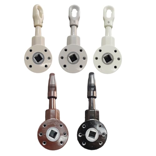 TENDEEVOLUTION Markisengetriebe aus Edelstahl-Zamak mit Übersetzung 3:1 und 13 mm Vierkantöffnung, in Mehreren Farben erhältlich. Robustes Schneckengetriebe Markise mit Blockiersystem (GRAU) von TENDEEVOLUTION