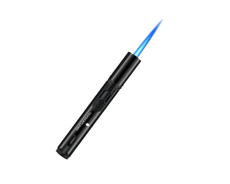 TENDERFLAME Stabanzünder Pen Torch Lighter Sturmfeuerzeug Black von TENDERFLAME