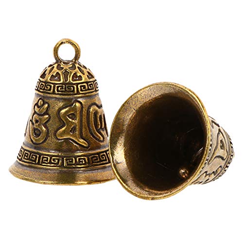 2 Stück Vintage-Messingglocken Für Christams Türhänger DIY-Glocken Vintage-Bronze Dekor Schmuckherstellung Glocken Kreative Glocken Hexenglocken Retro-Glocken 2 Stück Vintage-Messingglocken Für Christams Türhänger DIY-Glocken Vintage-Bronze Dekor Schmuckherstellung Glocken Kreative Glocken Hexenglocken Retro-Glocken von TENDYCOCO