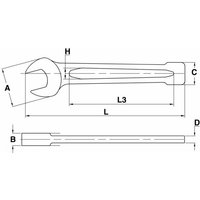 Tengtools - Fester Schlüssel, 50 902050 160740908 von TENGTOOLS