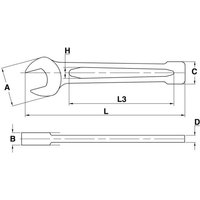 Tengtools - Fester Schraubenschlüssel, 38 902038 160740601 von TENGTOOLS
