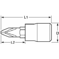 Geschärftes Glas PH1, 1/4 Tengtools M141301-C 68260108 von TENGTOOLS