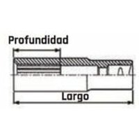 Glas, 1/2, sechskant, 18mm Tengtools 25732504 von TENGTOOLS