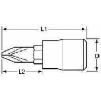 PZ1, 1/4 Spitzenbecher TENGTOOLS M141601-C 68350107 von TENGTOOLS