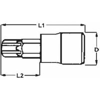 TPX27 3/8 Becher Tengtools M381227-C von TENGTOOLS